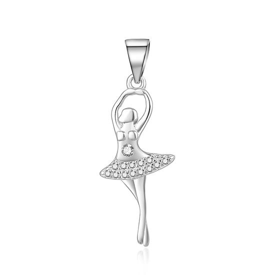 MOISS stříbrný přívěsek BALETKA