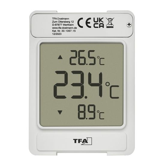 TFA 30.1067.15 - Venkovní okenní digitální teploměr na okno WINDOO