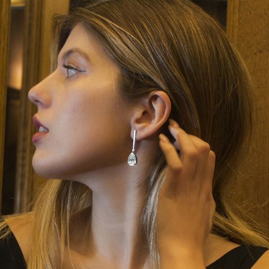 Stříbrné náušnice Victoria Cruz A3456-07HT