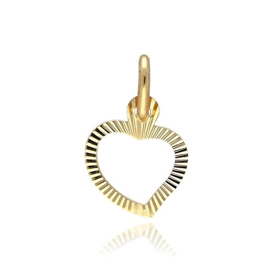 MOISS přívěsek ze žlutého zlata SRDCE