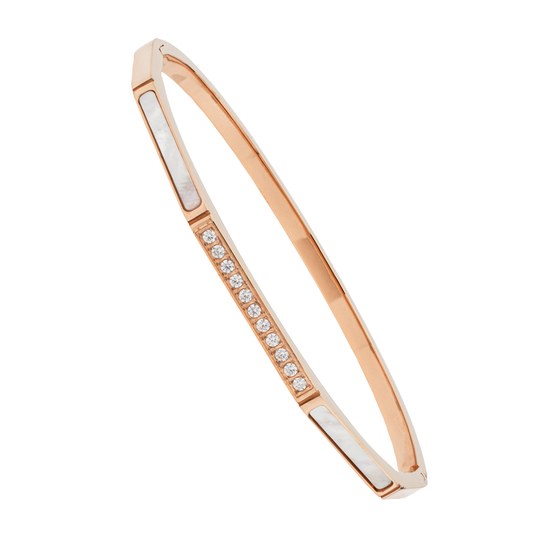 Náramek JVD JGB10RXL nerez ocel rose gold