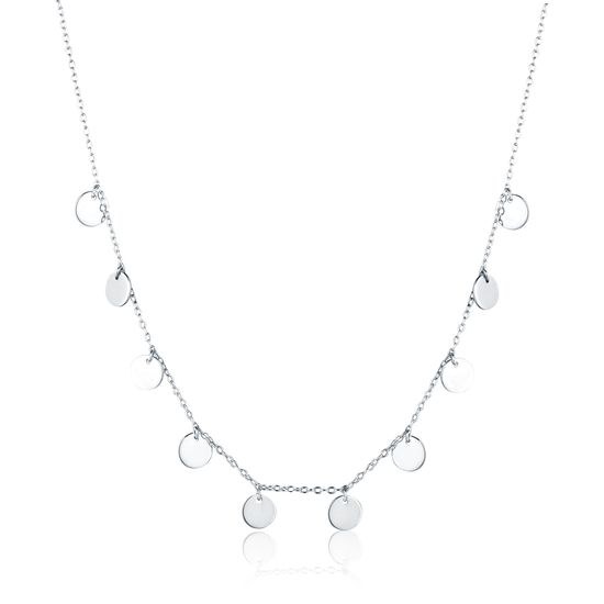 Náhrdelník JVD SVLN0523XK40045 stříbrný