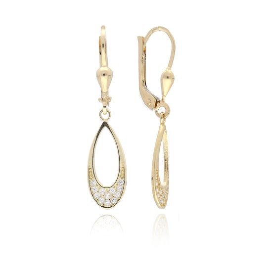 MOISS náušnice ze žlutého zlata