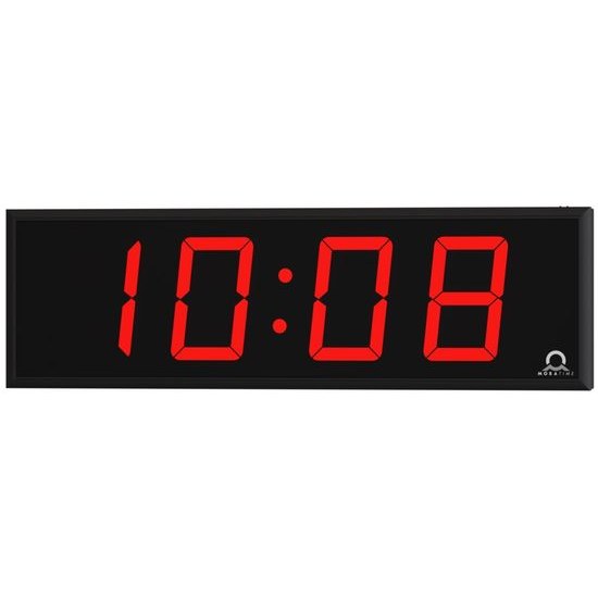 Profesionální hodiny LED100 - Červená čísla