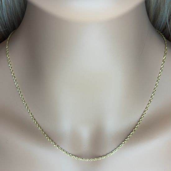 Zlatý 585/1000 řetízek singapur 1135