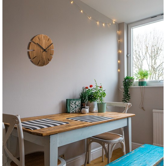 Dubové hodiny VLAHA VCT1015 vyrobené v Čechách