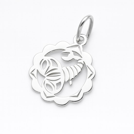 Zlatý přívěšek z bílého zlata zvěrokruh Štír