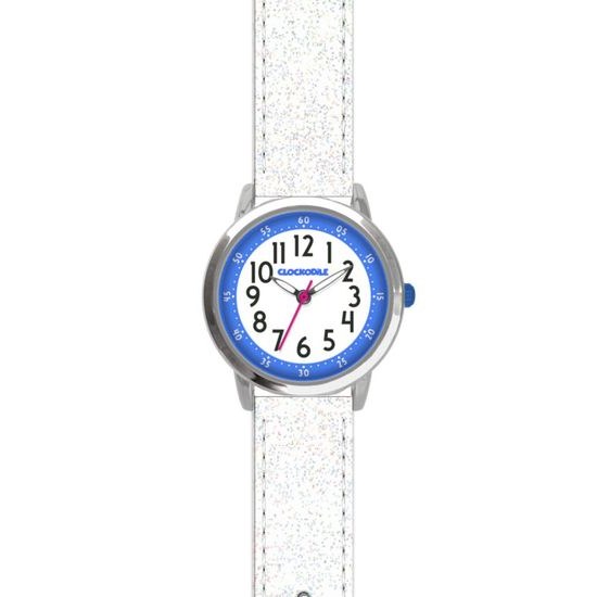 CLOCKODILE Bílé třpytivé dívčí dětské hodinky SPARKLE CWG5096