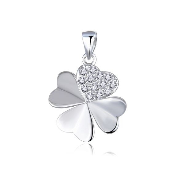 MOISS stříbrný přívěsek ČTYŘLÍSTEK