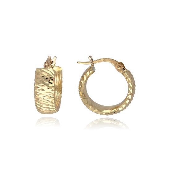 MOISS náušnice ze žlutého zlata