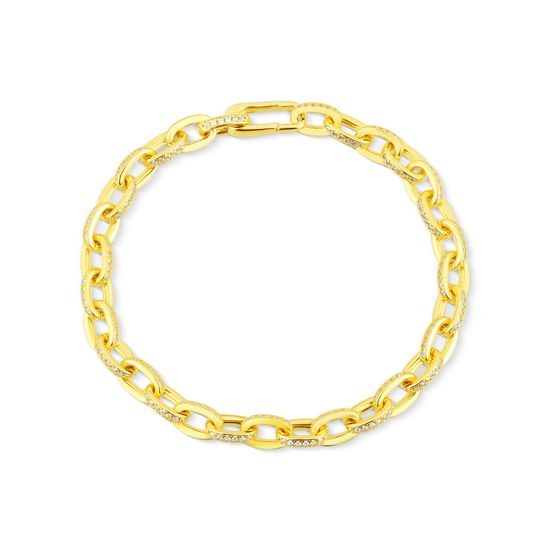 Náramek JVD SVLB0521XK6GO20 stříbrný