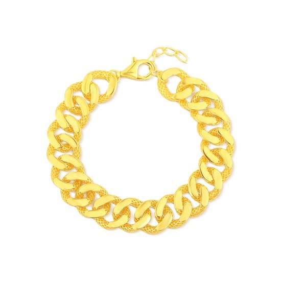 Náramek JVD SVLB0935S75GO18 stříbrný