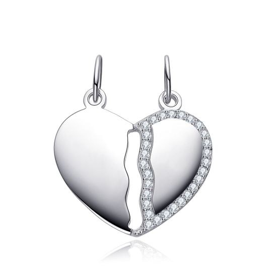 MOISS stříbrný přívěsek SRDCE