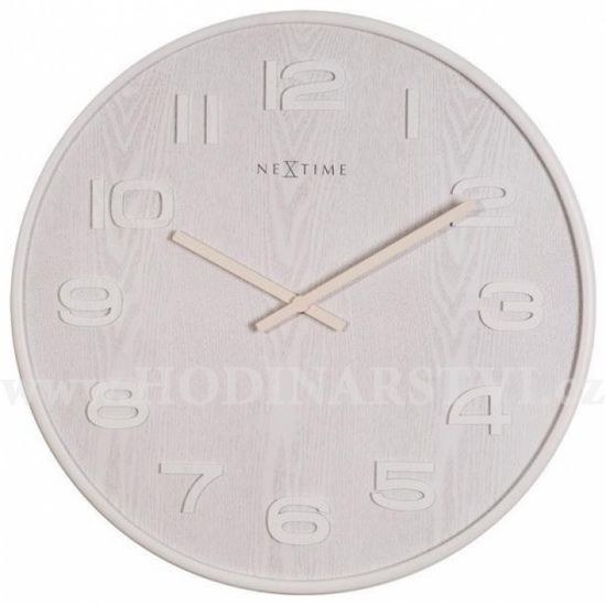 Hodiny NEXTIME 3095wi Wood Wood Big 53cm
