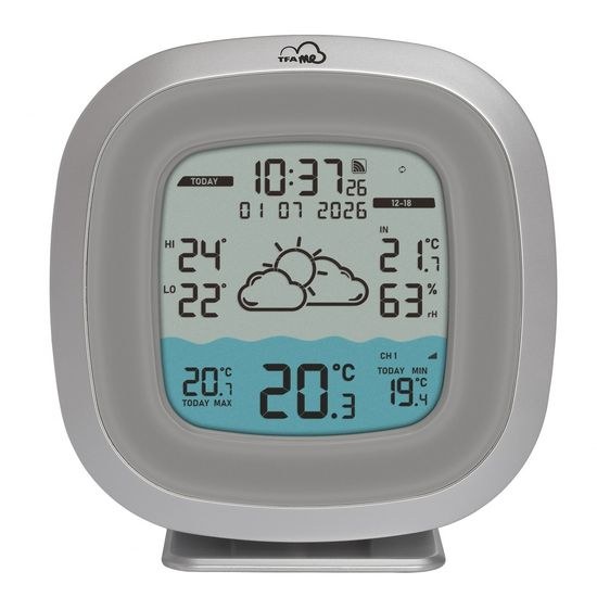 TFA 35.8114.10 - Bezdrátová WiFi meteostanice s chytrou předpovědí a bazénovým čidlem TFA.me ID-09