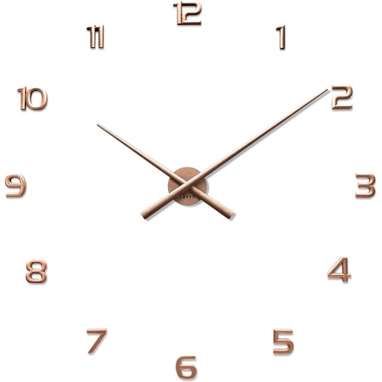 Hodiny Lavvu 3D Sticker LCT1173