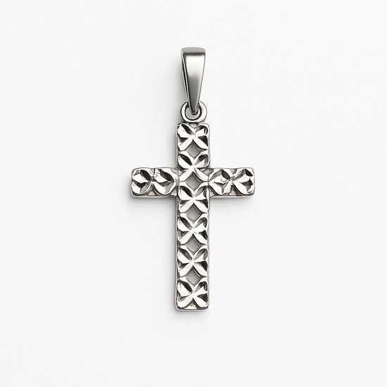 Stříbrný přívěs křížek VA-1046