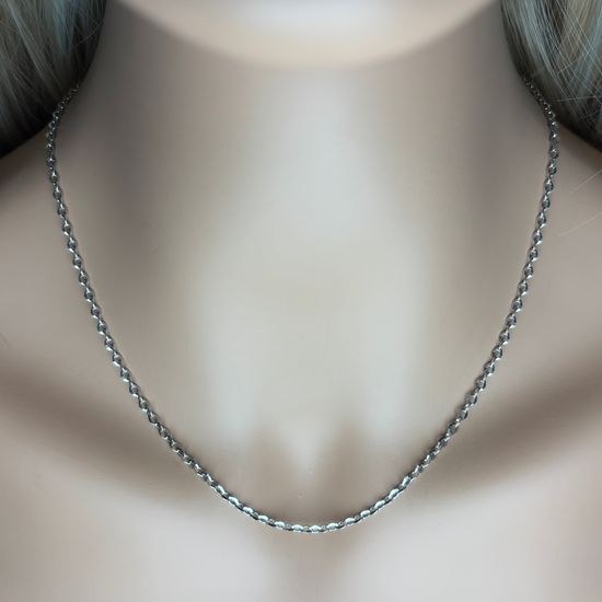 Stříbrný 925/1000 řetízek anker S1057