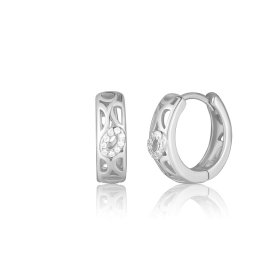 Náušnice JVD SVLE3146XH2BI00 stříbrné