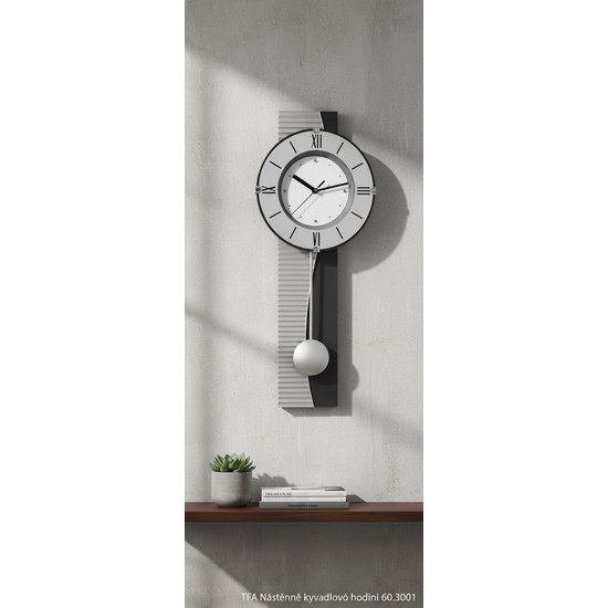 Nástěnné kyvadlové hodiny TFA 60.3001
