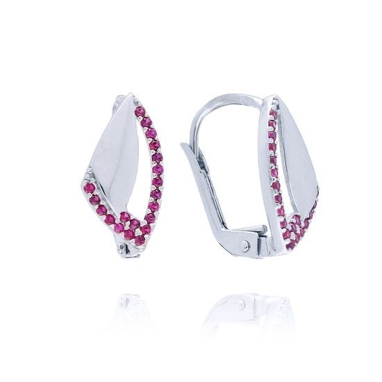 MOISS náušnice z bílého zlata