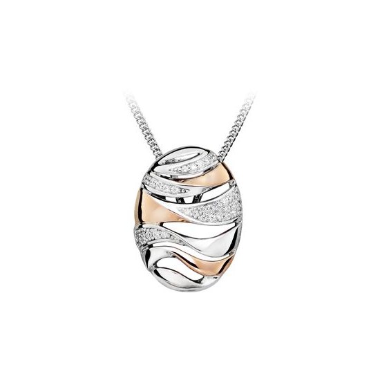 MOISS stříbrný přívěsek BICOLOR