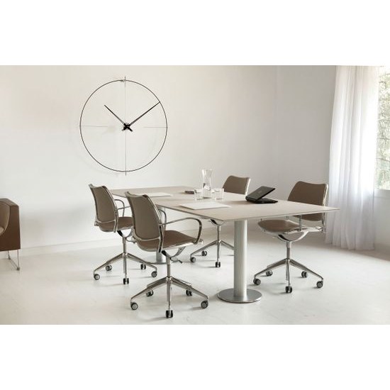 Designové nástěnné hodiny Nomon Bilbao BilbaoBB L černé 110cm