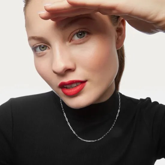 Stříbrný řetízek Victoria Cruz A0008-45HG