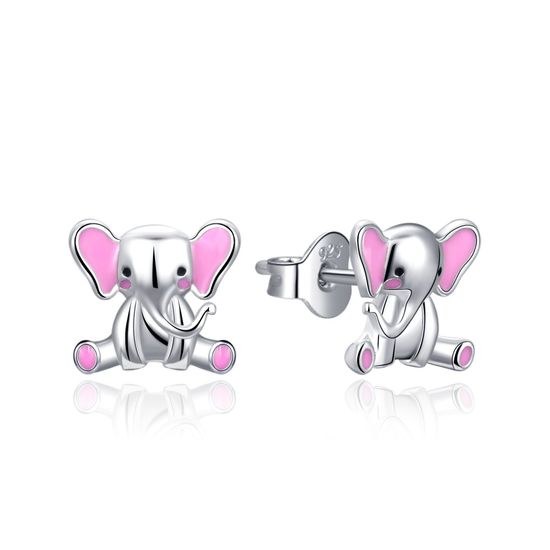 MOISS dětské stříbrné náušnice SMALT SLON