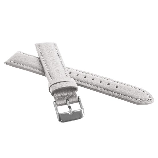 Bílý polstrovaný řemínek LAVVU BISON z luxusní kůže Top Grain - 20