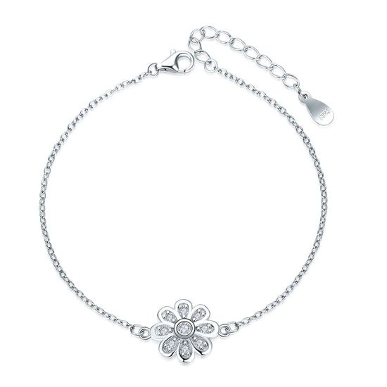 MOISS stříbrný náramek KVĚTINA