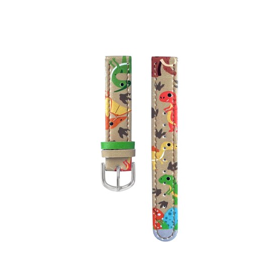 CLOCKODILE Béžový řemínek k dětským hodinkám dinosaurus
