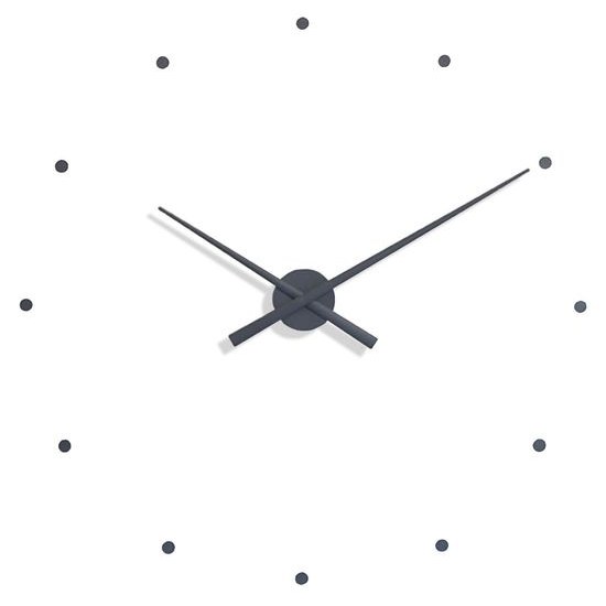 Hodiny Nomon OJ grafitové 50cm