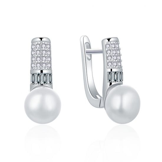 MOISS náušnice z bílého zlata