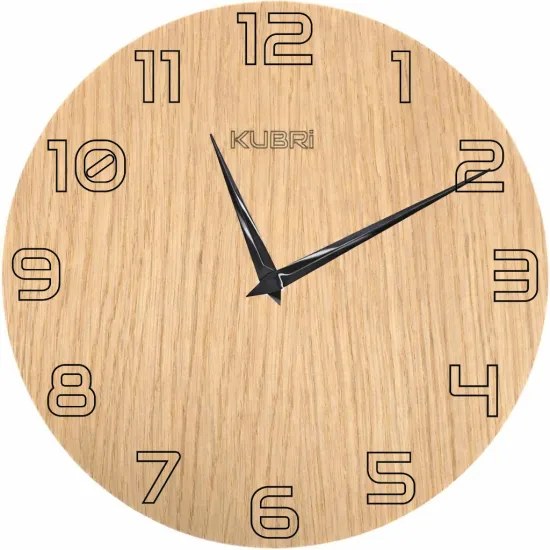 KUBRi KU3013 - hodiny s tichým chodem od českého výrobce v mnoha velikostech