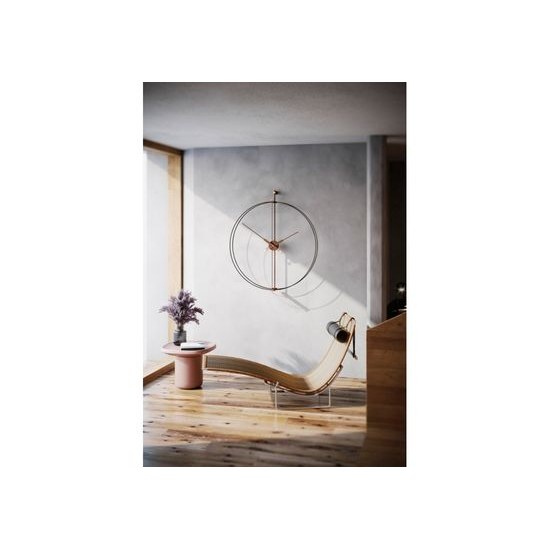 Designové nástěnné hodiny Nomon Barcelona Premium Black 81cm