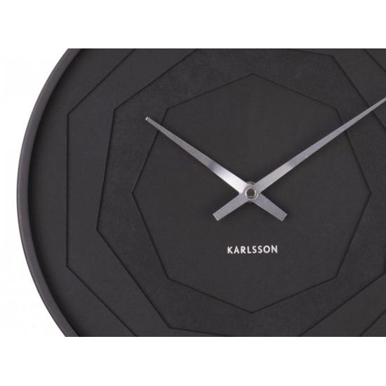 Designové nástěnné hodiny KA5850BK Karlsson 30cm