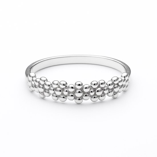 Zlatý prsten z bílého zlata