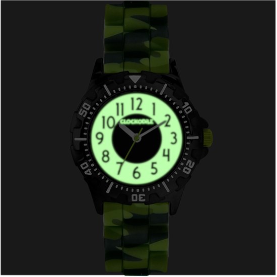 CLOCKODILE Svítící maskáčové sportovní chlapecké dětské hodinky SPORT 4.0 CWB0083