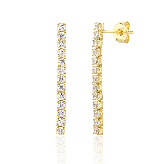 Náušnice JVD SVLE3417XJ6GO00 stříbrné