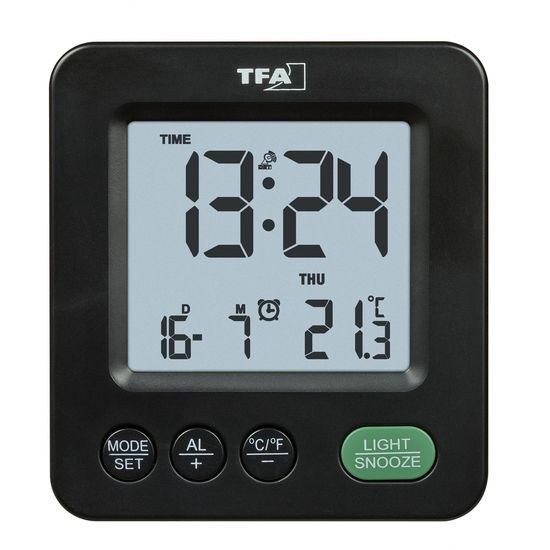 TFA 60.2567.01 - rádiem řízený digitální budík