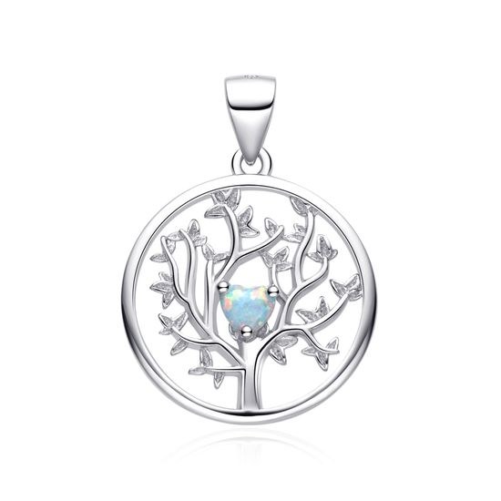 MOISS stříbrný přívěsek OPÁL STROM