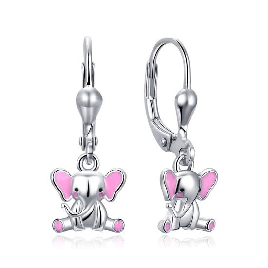 MOISS dětské stříbrné náušnice SMALT SLON