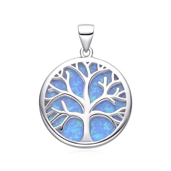 MOISS stříbrný přívěsek OPÁL STROM