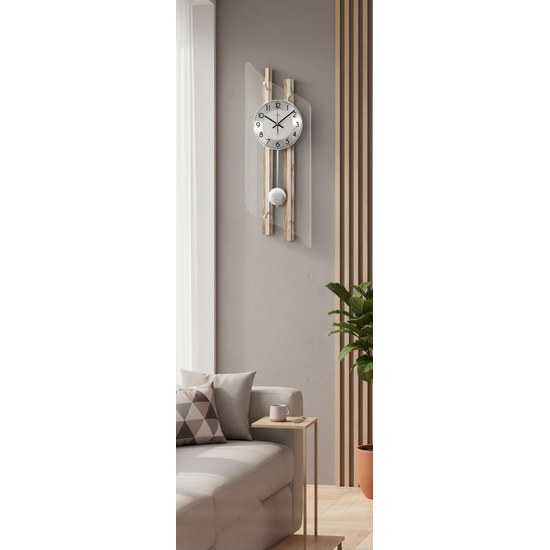 JVD NR22029.78 - Rádiem řízené nástěnné kyvadlové hodiny