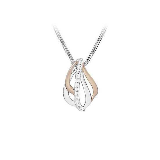 MOISS stříbrný přívěsek BICOLOR