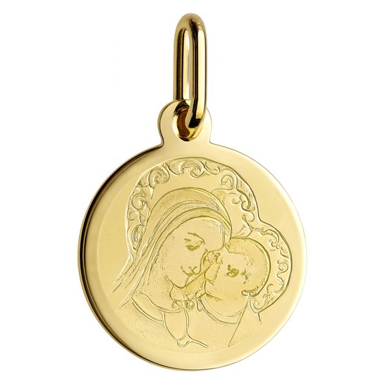 Zlatý 585/1000 přívěs madonka TU-4037