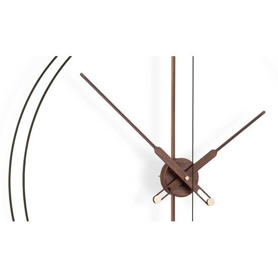 Designové nástěnné hodiny Nomon Barcelona Premium Black 103cm