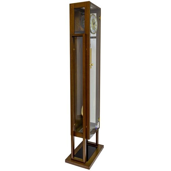 Adler 10159-W - Sloupové hodiny s půlovým závažovým strojem od německé firmy Hermle