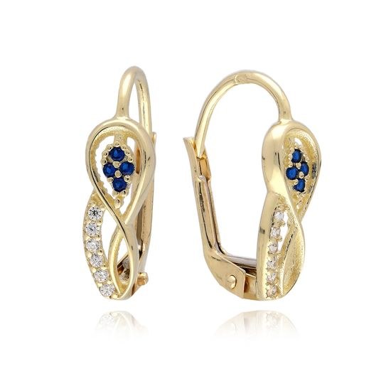 MOISS náušnice ze žlutého zlata